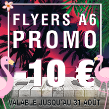 Promotion - 10 € - Flyer A6 R/V